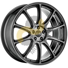 OZ Hyper XT HLT 9.0x21 5x112  ET37 Dia79 Star Graphite Diamond Lip (W01A87203D6)
