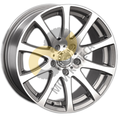 LS Wheels LS195 7x16 5x112  ET39 Dia66.6 GMF ()