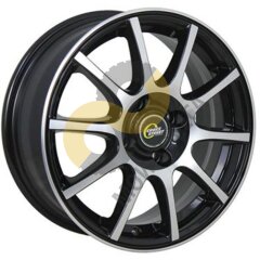 CrossStreet CR-16 6x15 4x114,3 ET40 Dia66.1 Black-FP