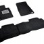 Коврики салона текстильные BMW 1** F20 2012-> 3D Pradar с бортиком черные (с металлическим подпятником) PRADAR (SI 09-00249)