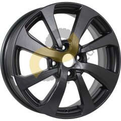 KDW KD1640 6x16 4x100 ET49 Dia54.1 Matt Black Painted