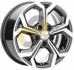 Khomen Wheels KHW1606 6.5x16 5x114,3 ET43 Dia67.1 Gray-FP