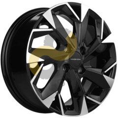Khomen Wheels KHW1508 6x15 4x98  ET35 Dia58.6 Black-FP 