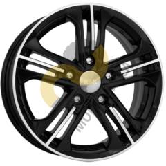 КиК Trinity 6x15 5x112 ET47 Dia57.1 алмаз черный