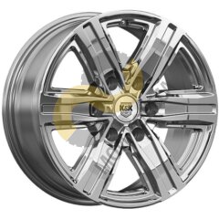 КиК R8 7.5x17 6x139,7 ET25 Dia106.1 Дарк платинум