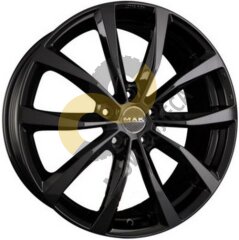 MAK Wolf 6.5x16 5x108  ET45 Dia72 Gloss Black 