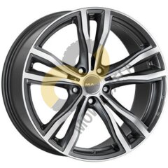 MAK X-Mode 10x21 5x120  ET40 Dia74.1 Gun Metallic Mirror Face ()