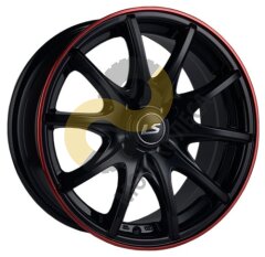 LS Wheels LS190 7.0x16 5x105  ET36 Dia56.6 BKFRL ()