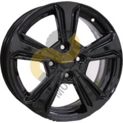 Khomen Wheels KHW1502 6x15 4x100  ET46 Dia54.1 Black 