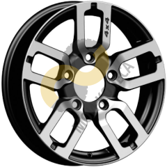 Vector K100  6.5x16 5x139,7  ET40 Dia98 алмаз черный 