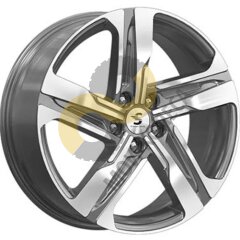 Skad КР004 7.5x19 5x114,3  ET53 Dia67.1 Diamond Gloss Graphite 