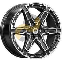 КиК Дистрикт 8x18 6x139,7 ET42 Dia75.1 алмаз черный