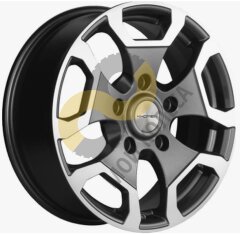 Khomen Wheels KHW1725 6.5x17 5x139,7 ET35 Dia98.5 Gray-FP