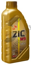 Моторное масло Zic M9 4T 10W-40 синтетическое 1 л.