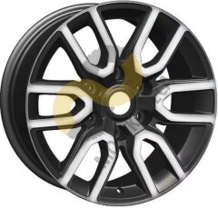 Khomen Wheels KHW1723 8.0x17 6x139,7 ET46 Dia67.1 Black-FP